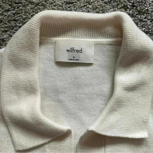Aritzia Sweaters - Aritzia Wilfred Clara 100% Merino Wool‎ Sweater Light Birch M